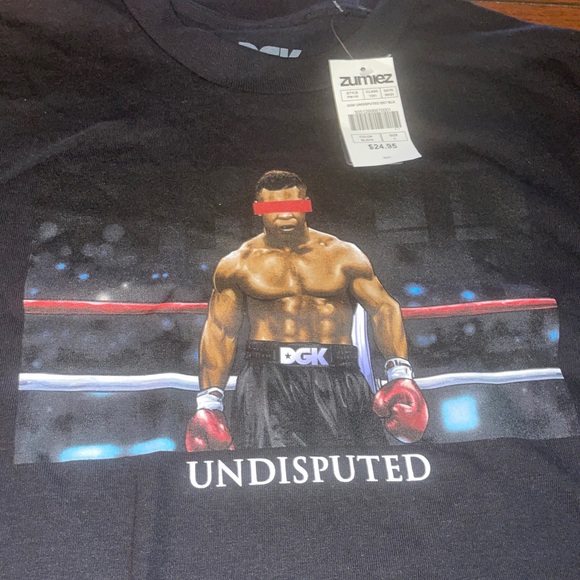 DGK  SHIRT UNDISPUTED MIKE TYSON SIZE SMALL  used - Picture 2 of 3